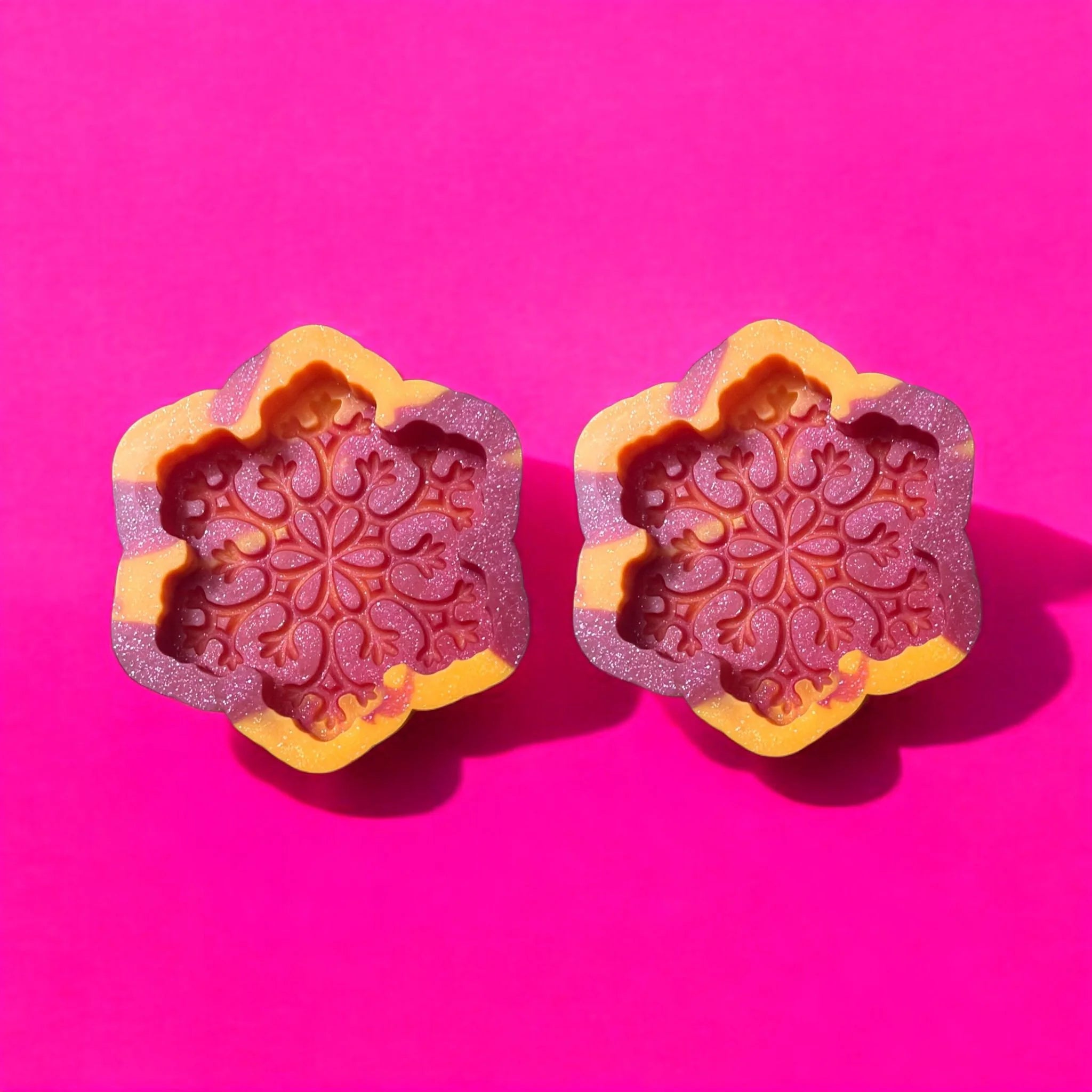 3D Snowflake Duo