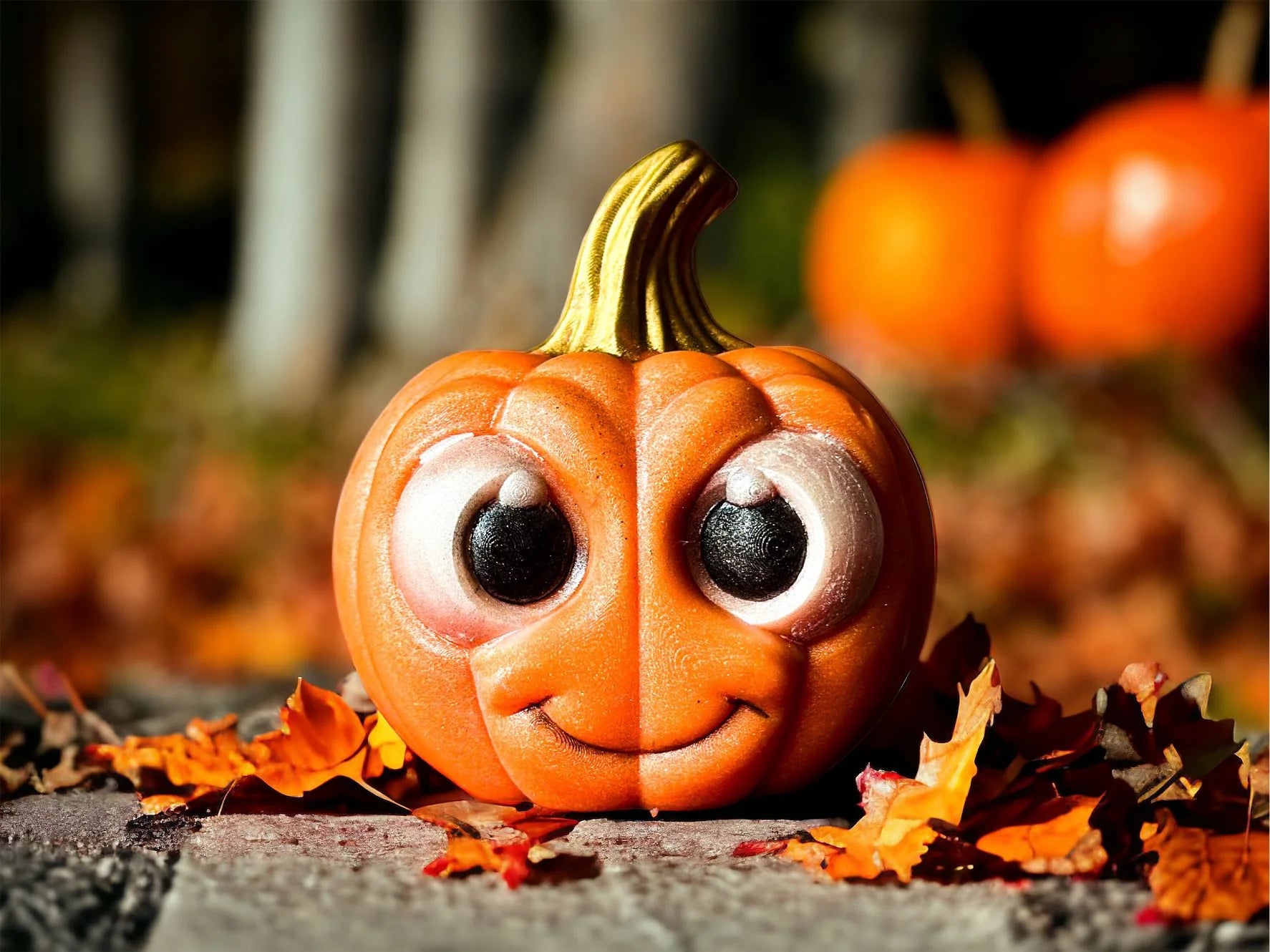 3D Cute Pumpkin