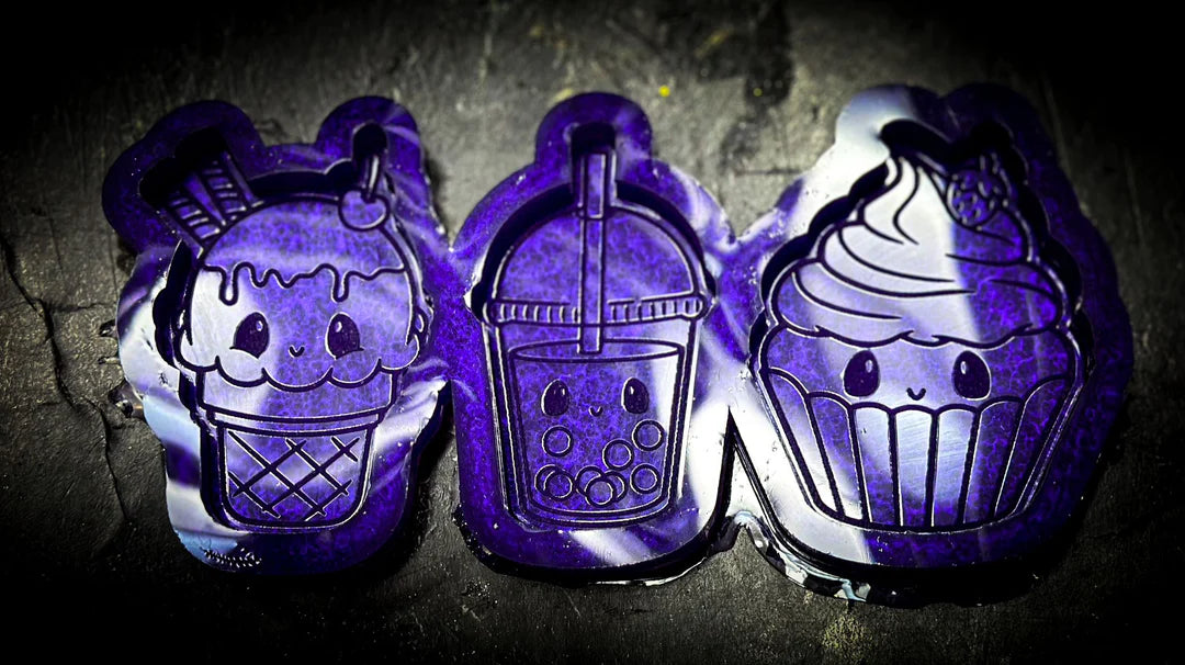 Ice Cream, Bubble Tea & Cupcake Trio Mould