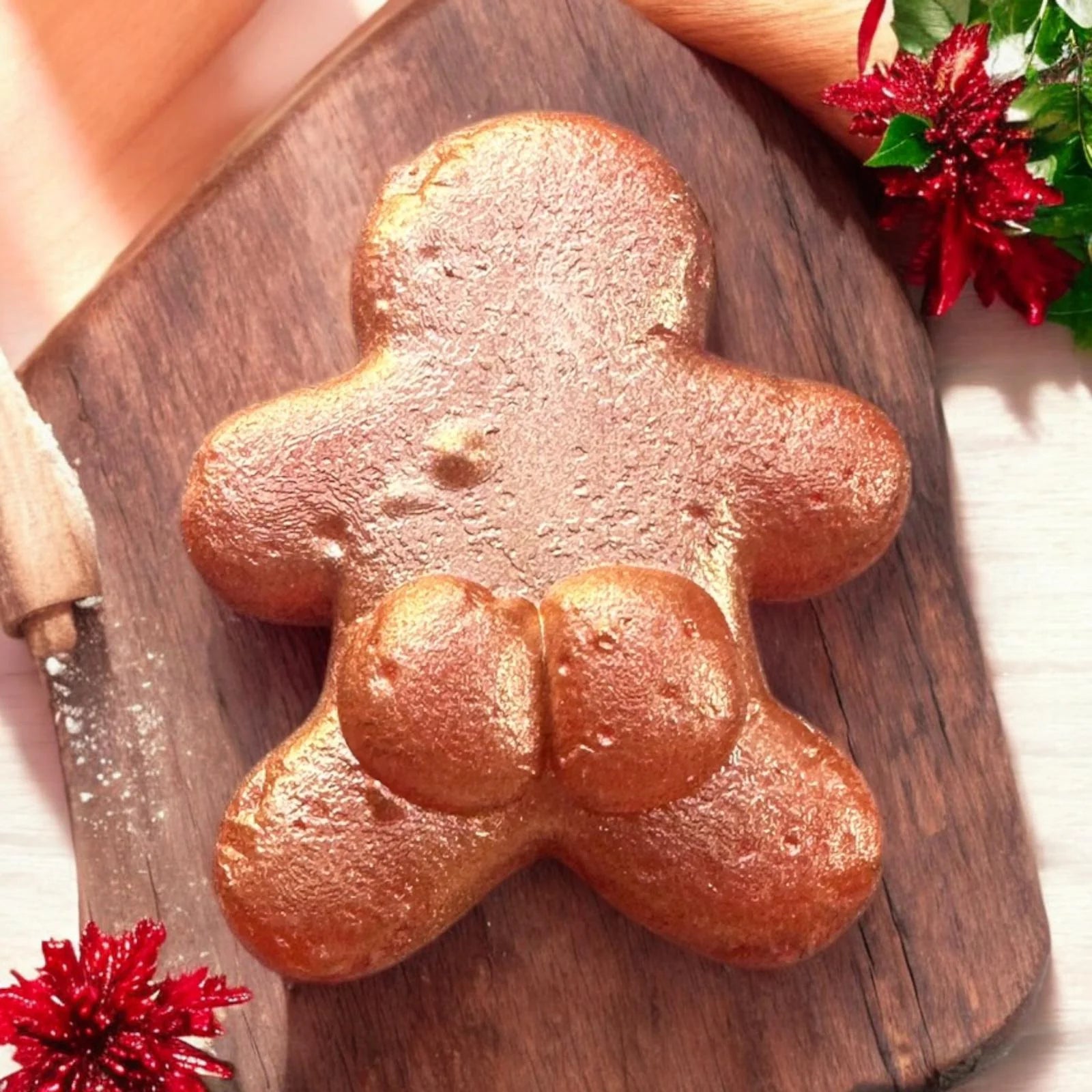 3D Cheeky Gingerbread Man Duo