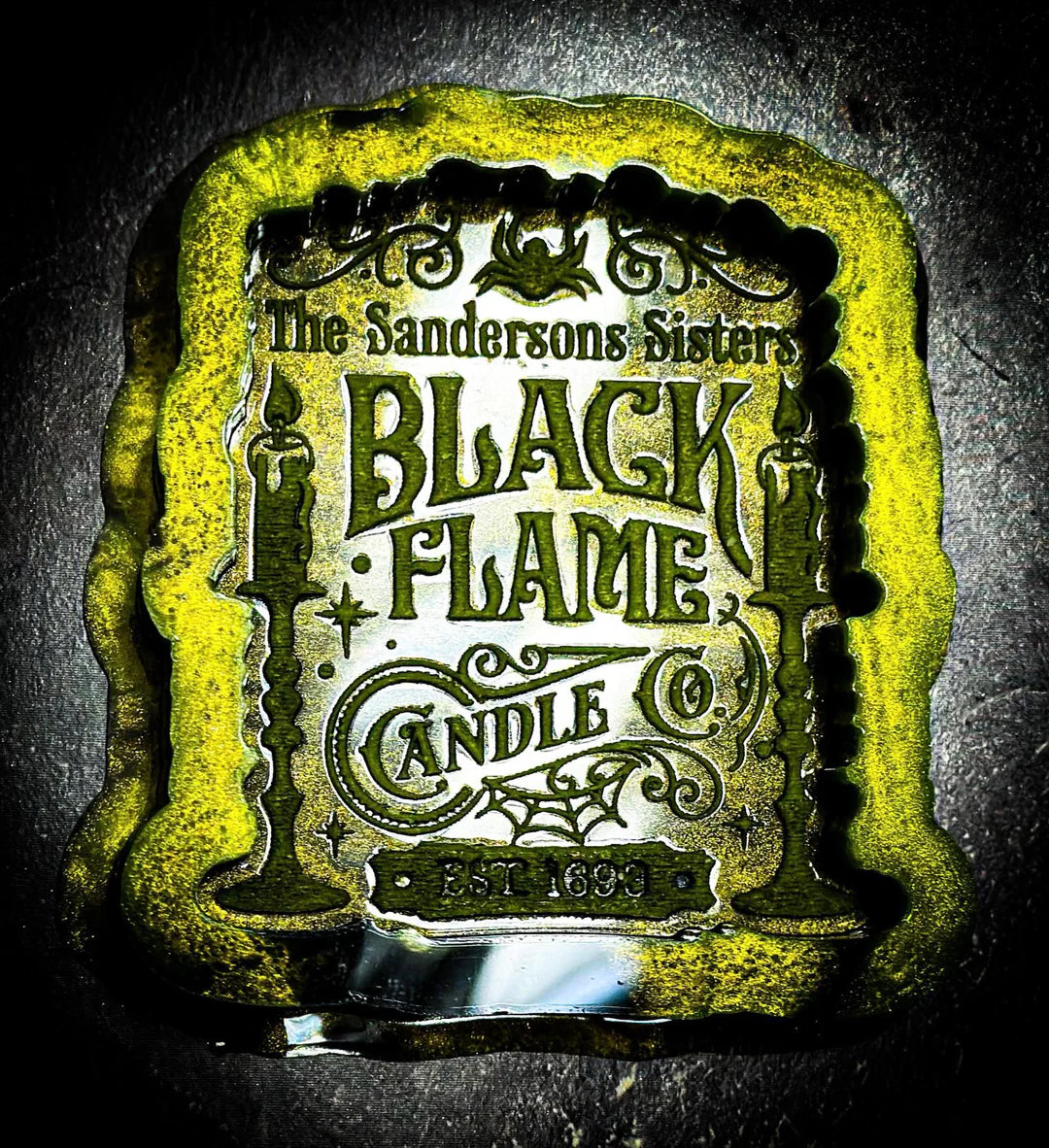 Black Flame Candle