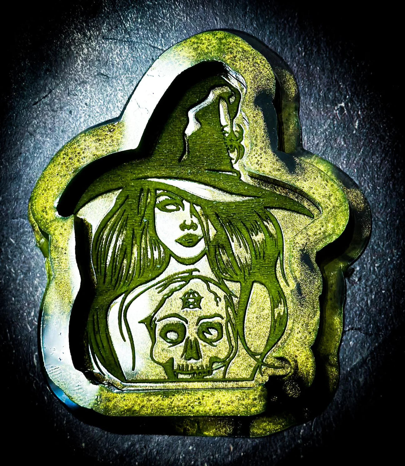 Witch With Skull