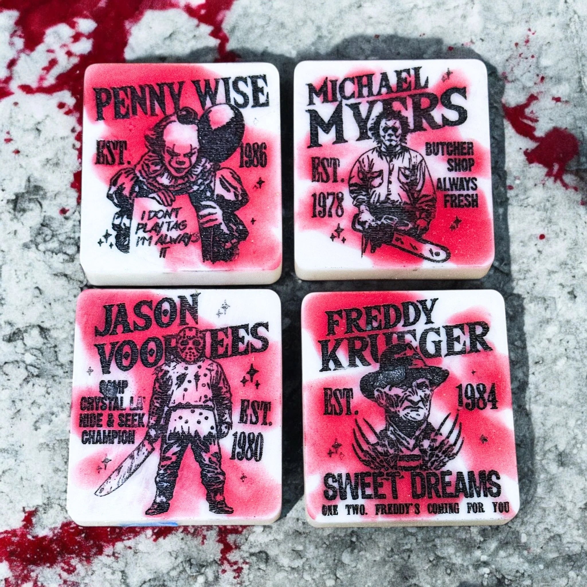Horror Squares (Set of 4)