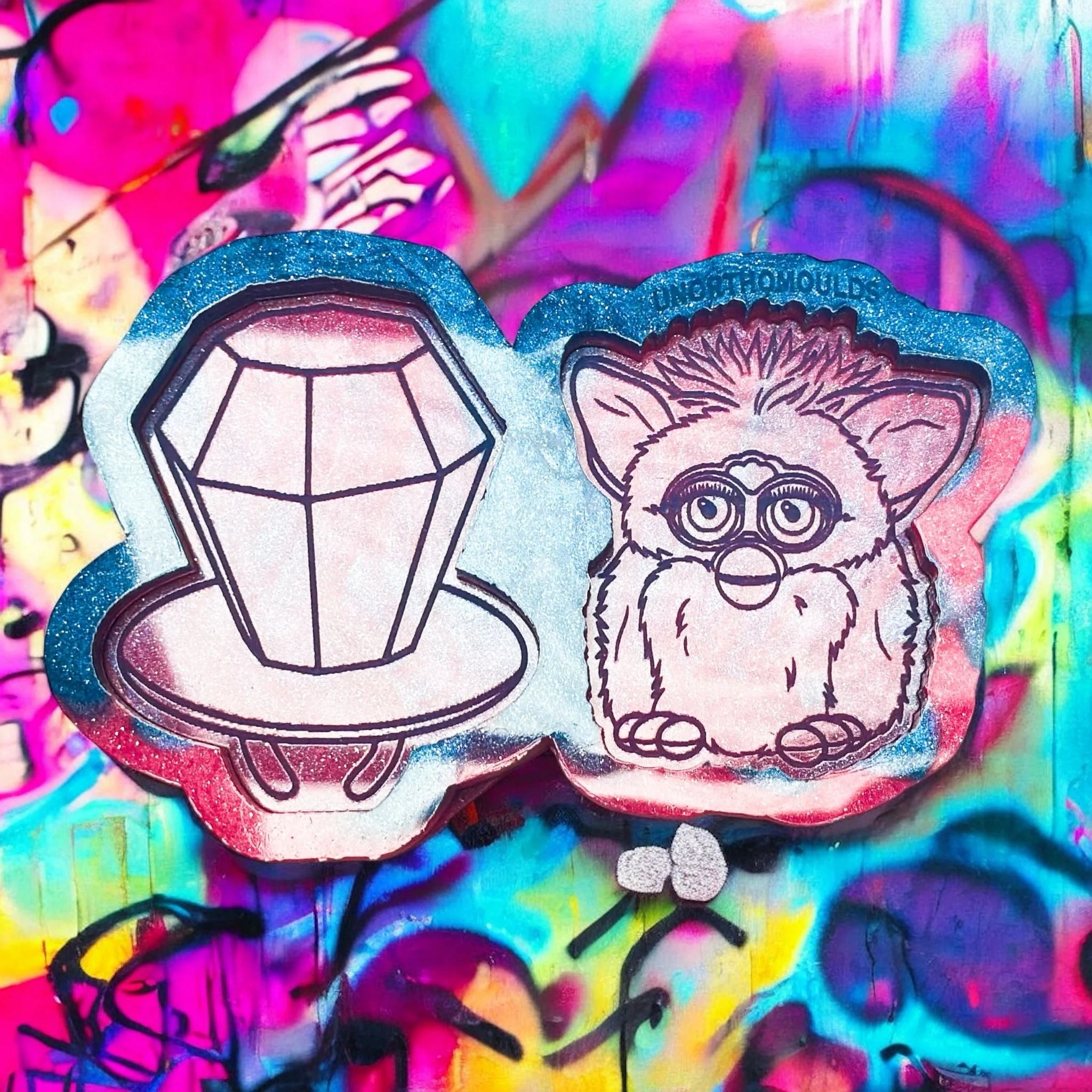 Furby & Candy Diamond Ring Duo