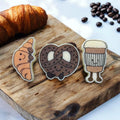 Jellycat Croissant, Pretzel & Coffee Trio