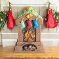 3D Christmas Fireplace Duo