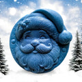 3D Santa On A Cookie Duo