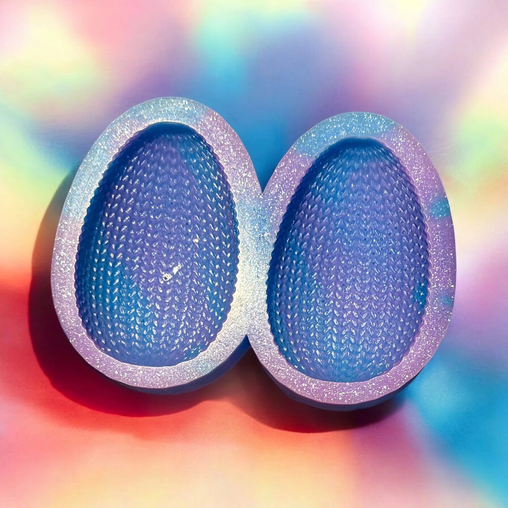 3D Knitted Easter Egg Duo