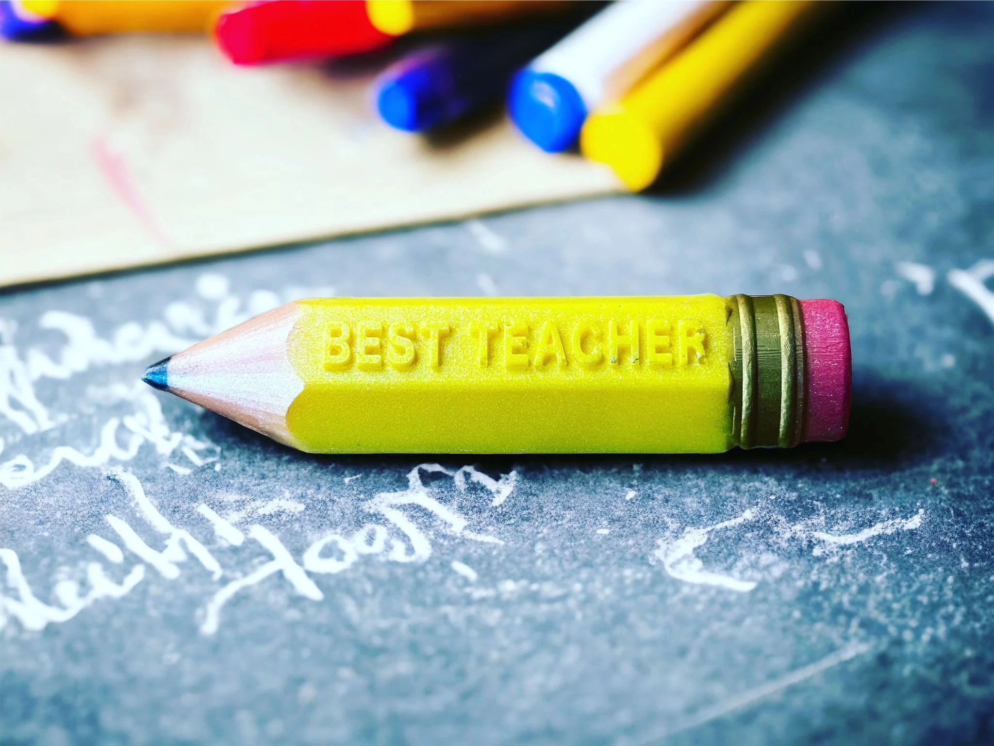3D Best Teacher Pencil Duo