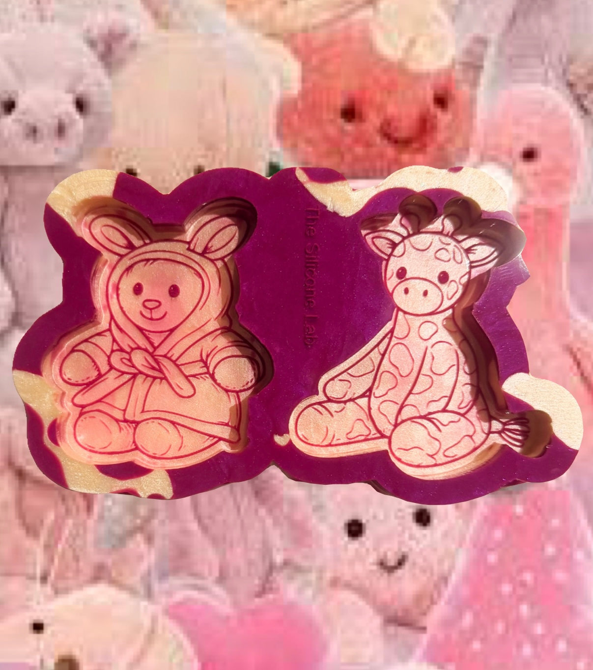 Cute Bunny & Giraffe Duo