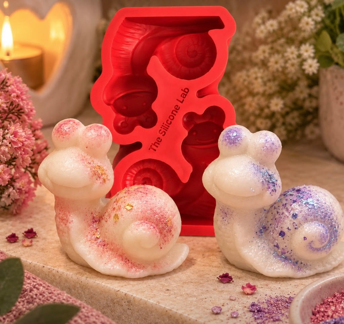Rosie & Luna 3D Snail Duo