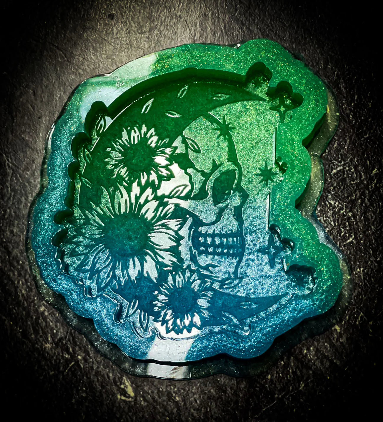 Flower Skull Moon