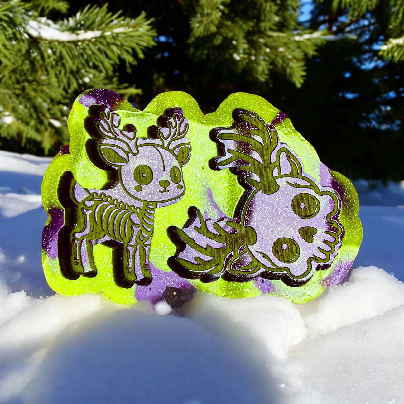 Reindeer Skeleton Duo