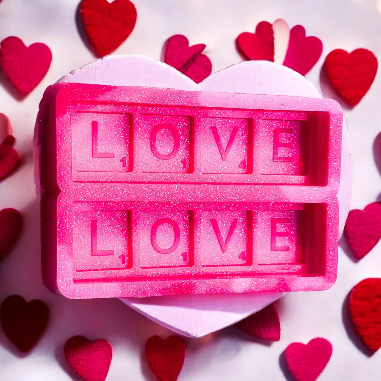 Love Scrabble Pieces Bar Duo