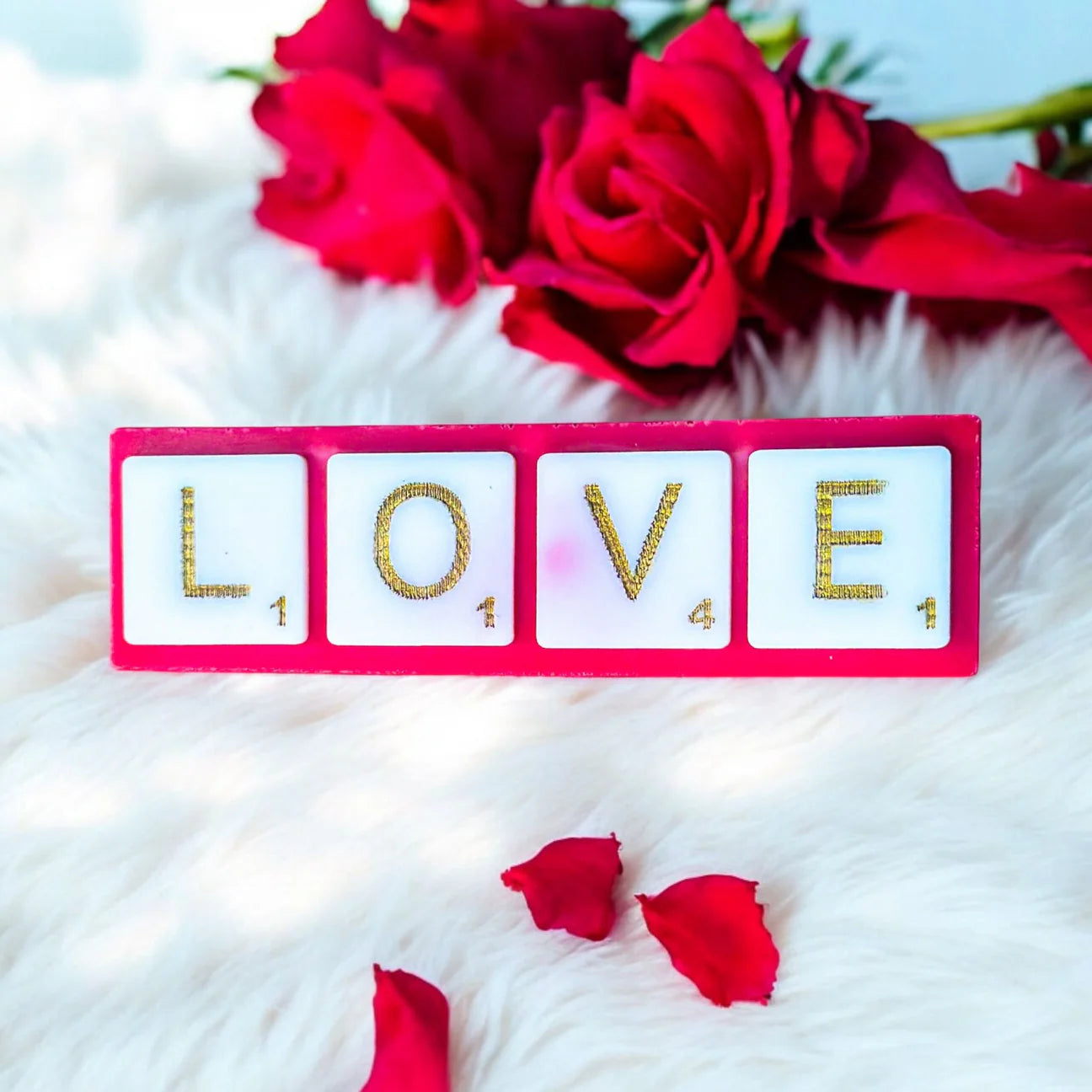 Love Scrabble Pieces Bar Duo