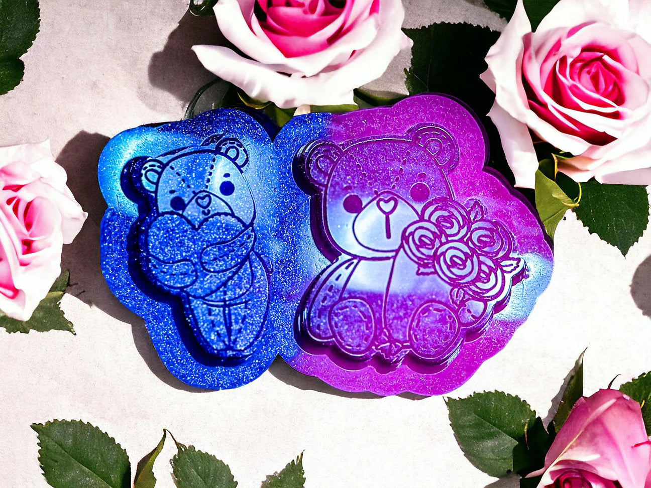 Teddy Bear Heart / Roses Duo