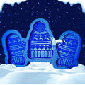 Hat & Mittens Trio