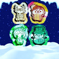 Cute Christmas Minis ( Set Of 4 )