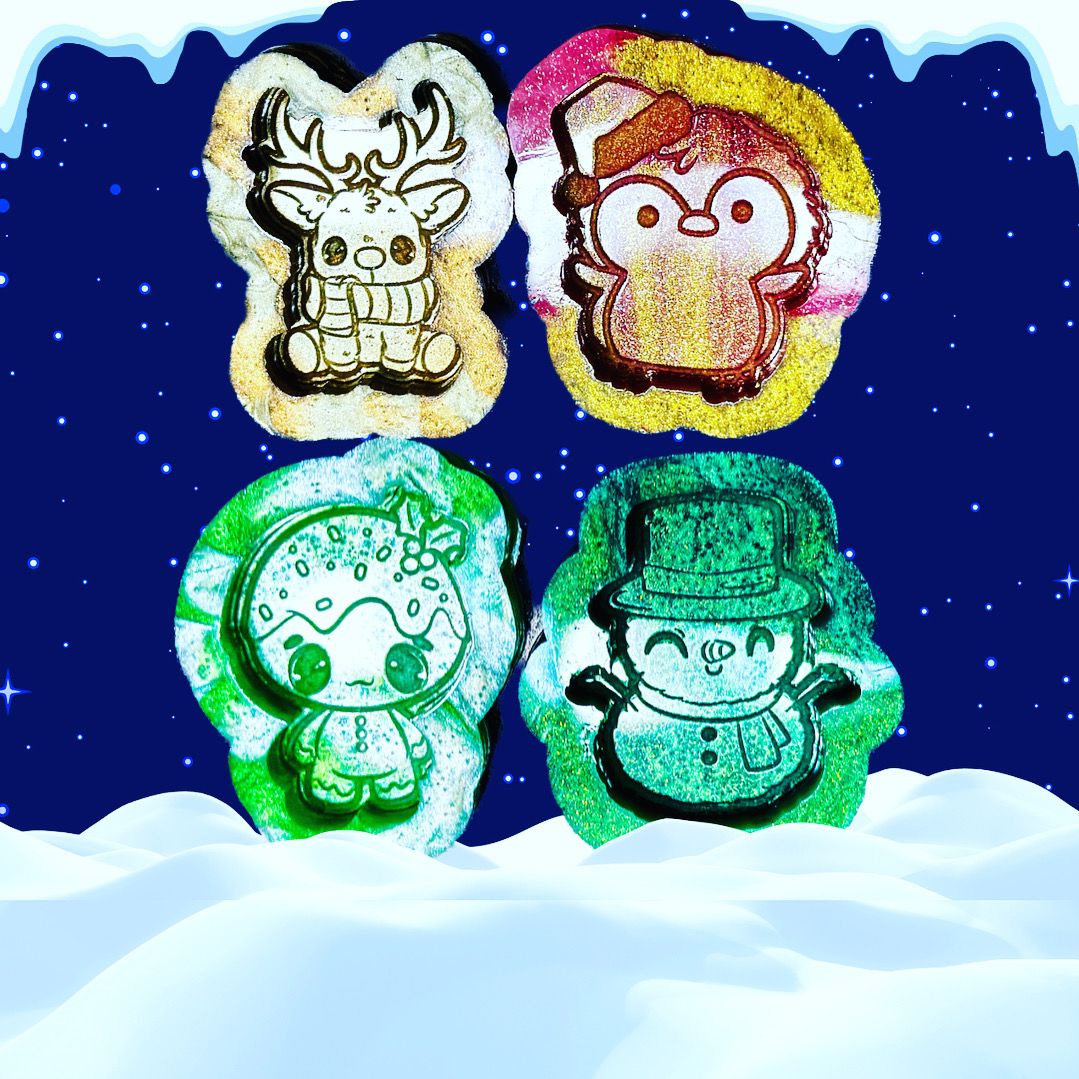 Cute Christmas Minis ( Set Of 4 )