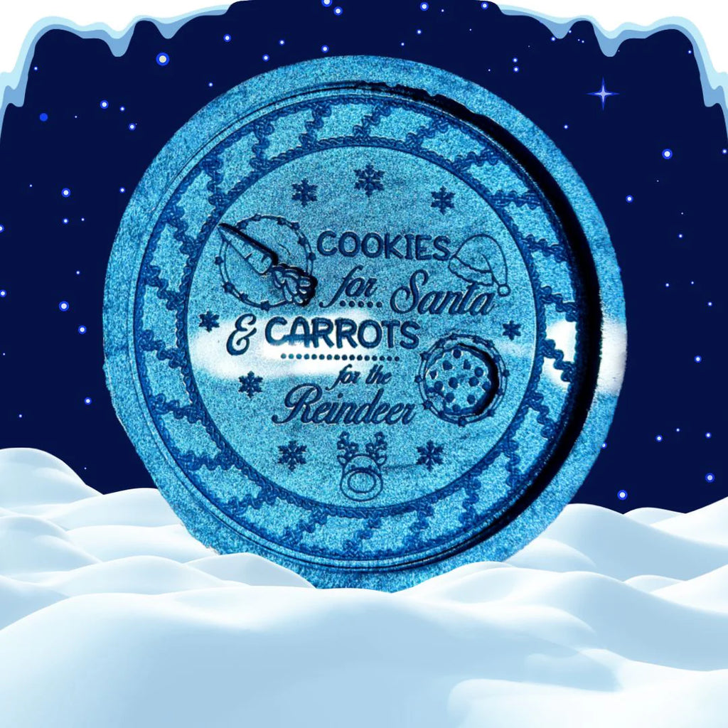 Christmas Plate ( Carrot & Cookie Are Raised)