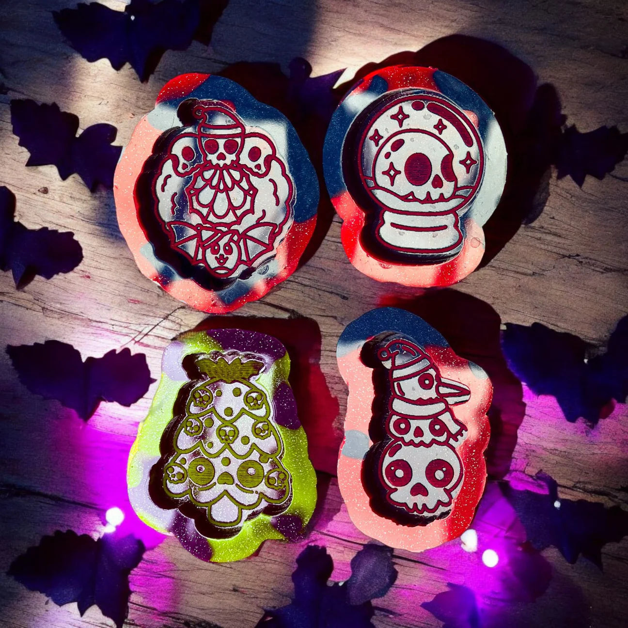 Creepy Christmas Mini's Set Of 4 (1)