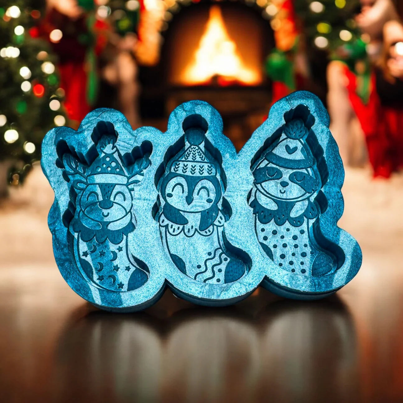Animals In Stockings Trio