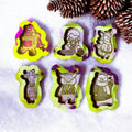 Knitted Animal Mini's - Set Of 6