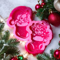 Animals In Stockings Duo Pig/ Highland Cow