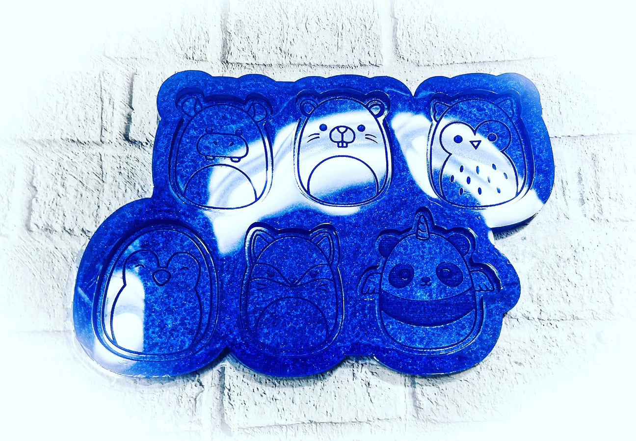Squishy Animal 6 Cell Pallet Topper