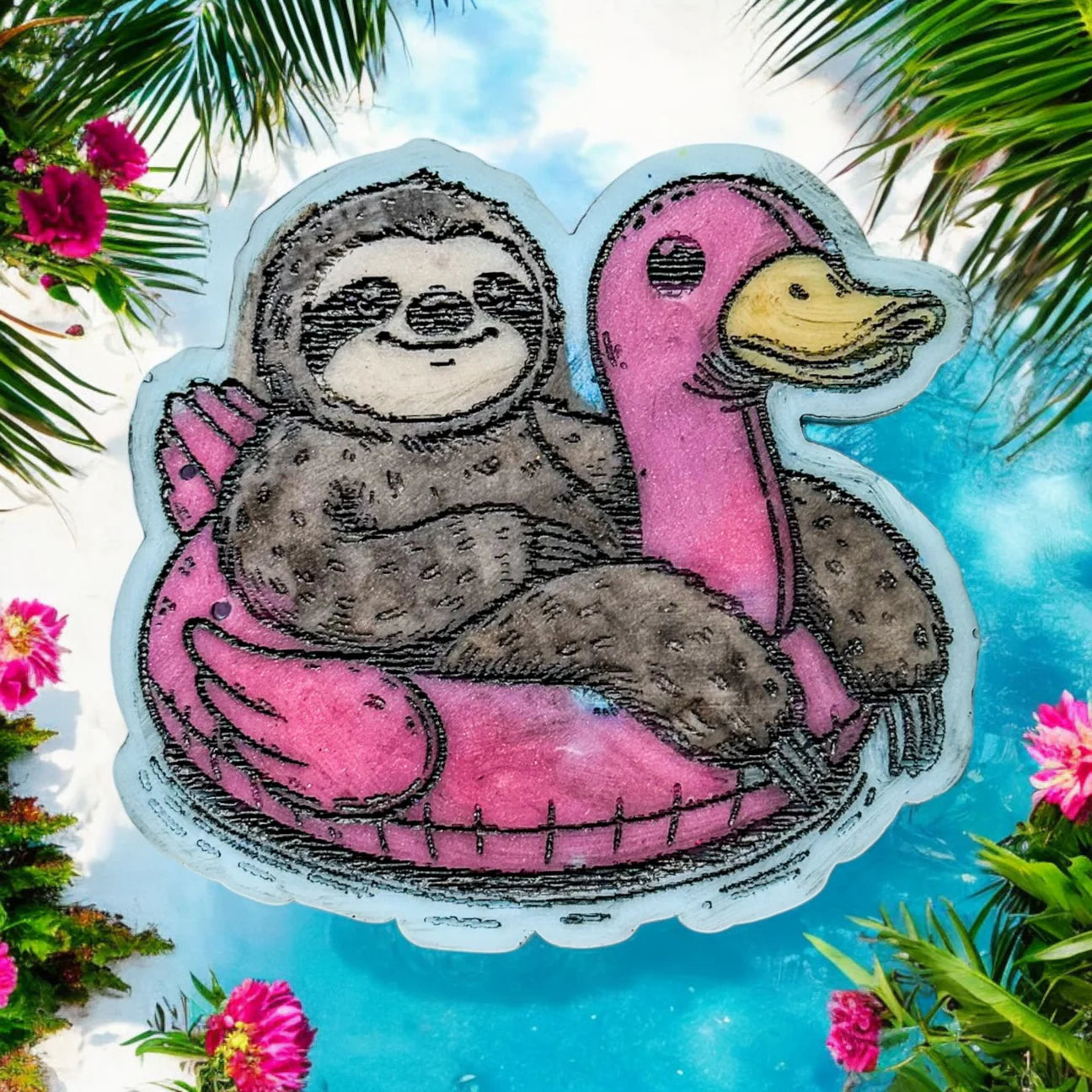 New Sloth Floaty Duo
