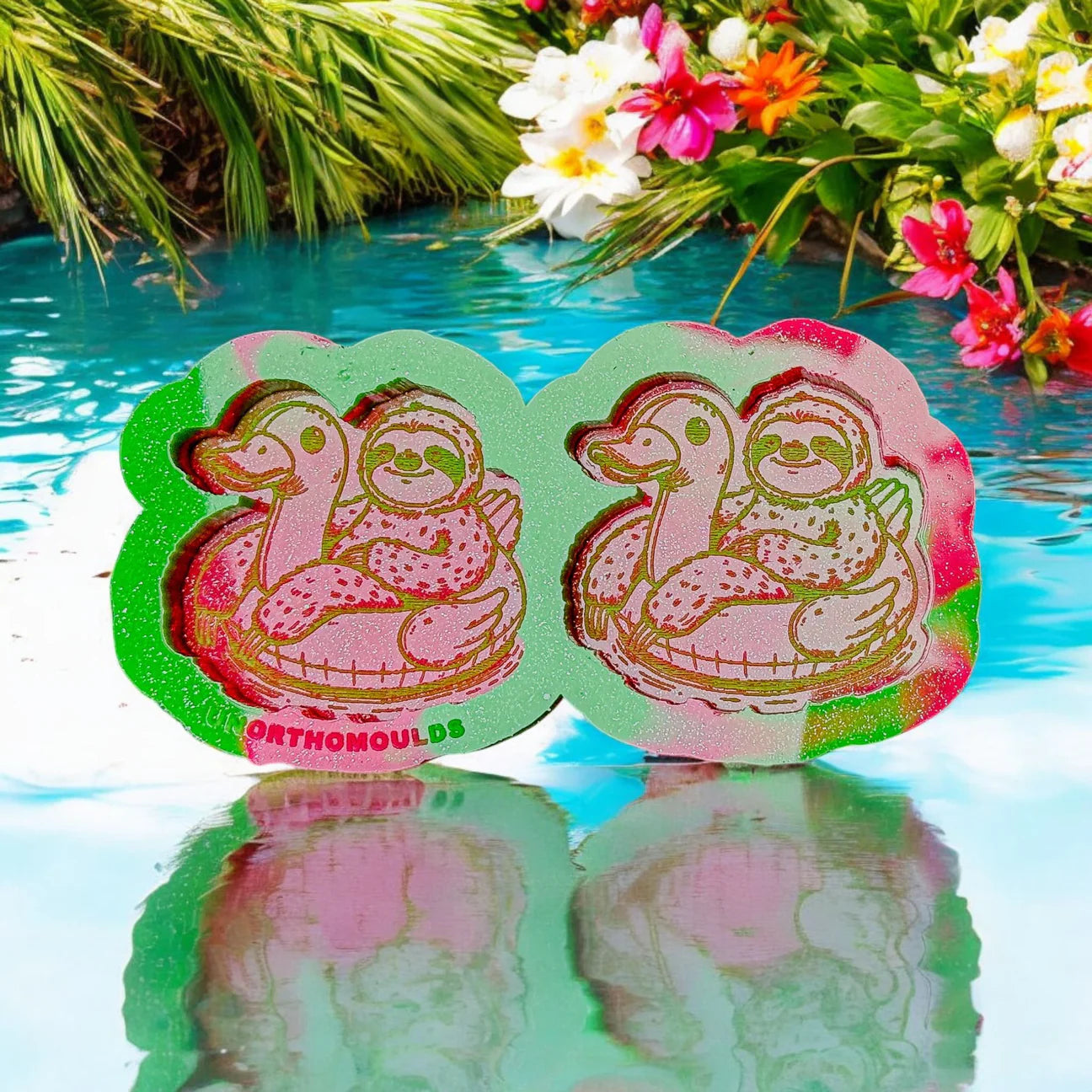 New Sloth Floaty Duo