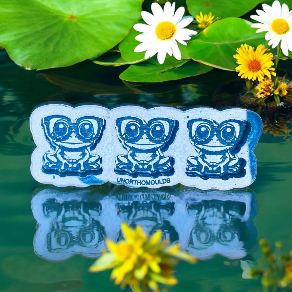 Frog With Glasses Trio