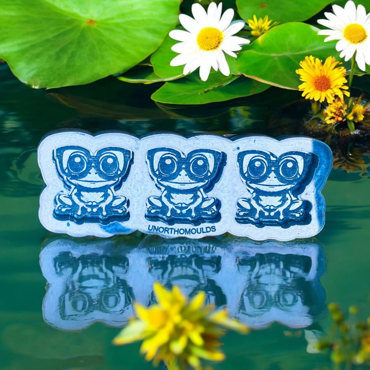 Frog With Glasses Trio