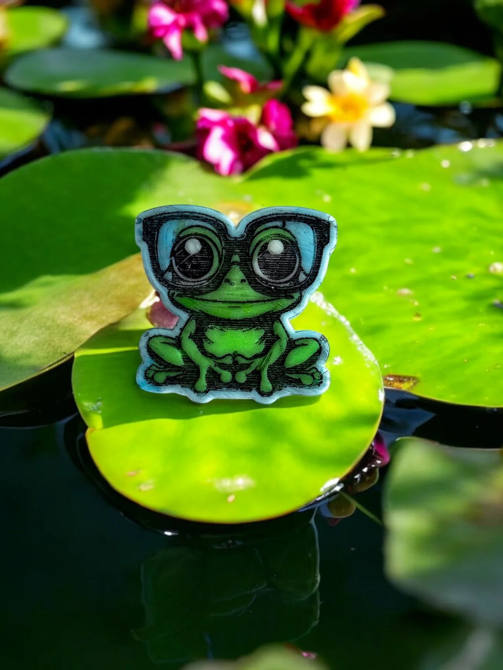 Frog With Glasses Trio