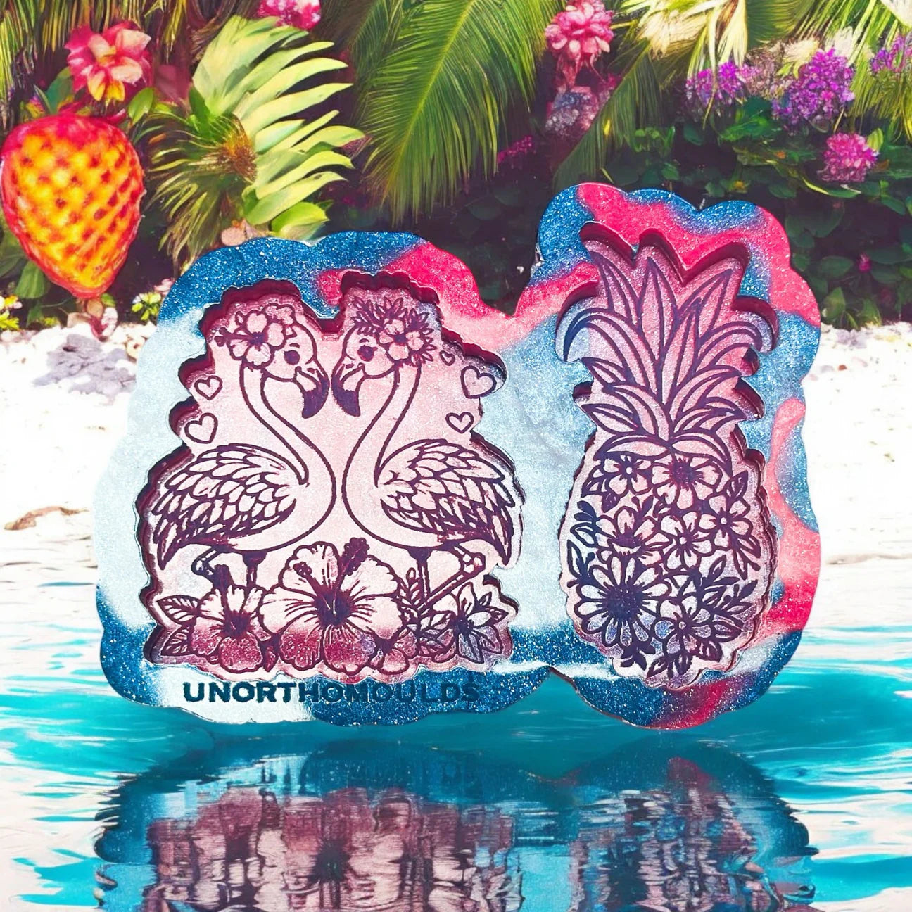 Flamingo & Pineapple Duo