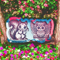 Squirrel & Owl Duo