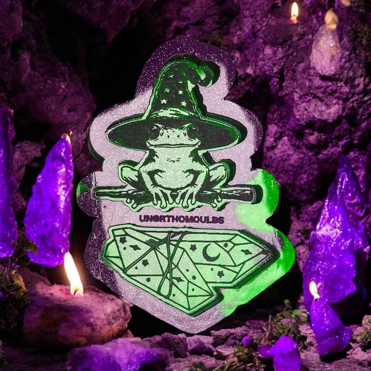 Wizard Frog & Crystals Duo