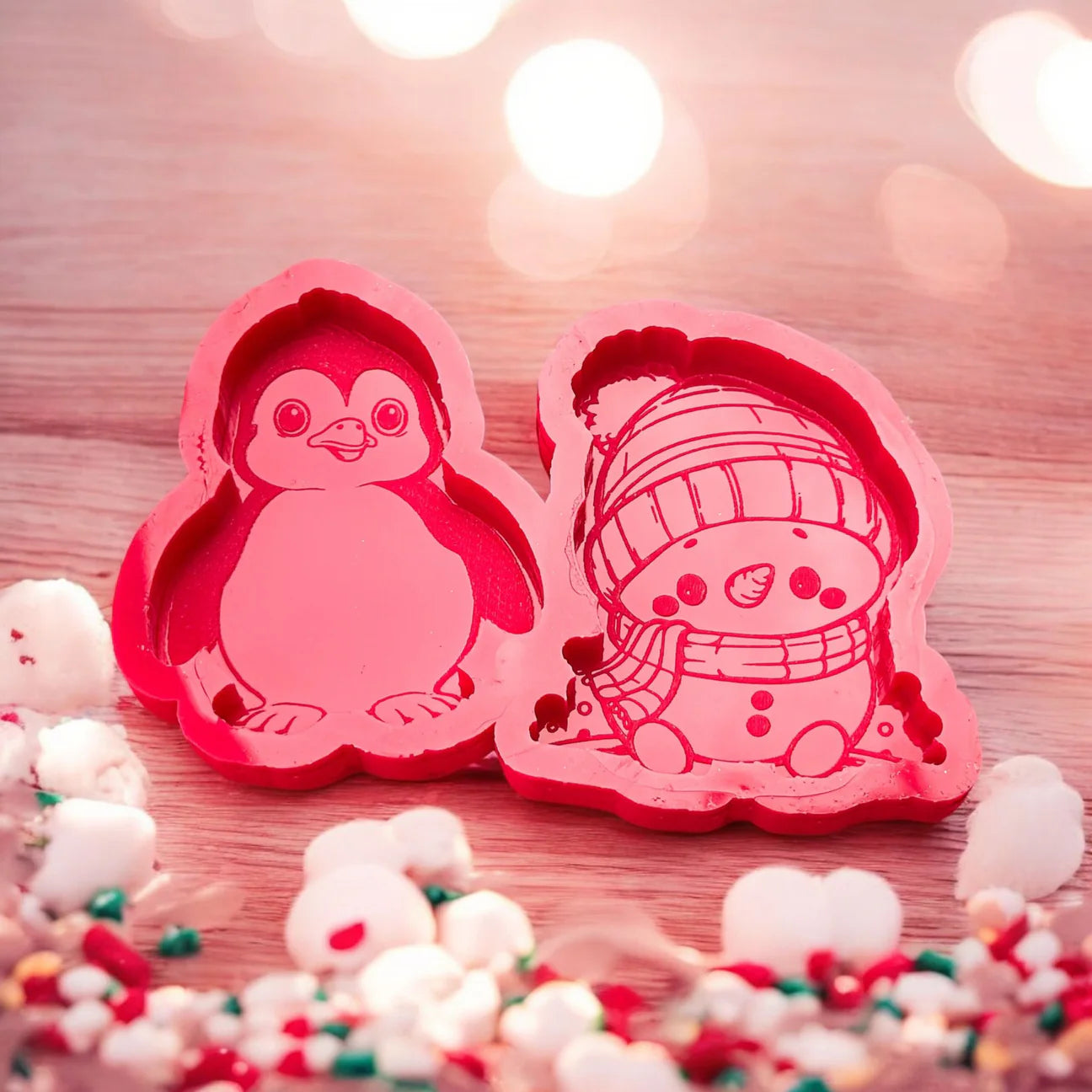Penguin & Snowman Duo