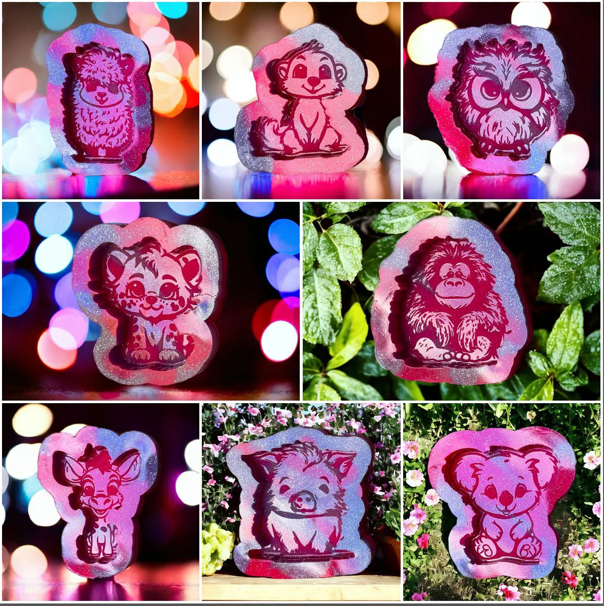 Animal Minis Set Of 8