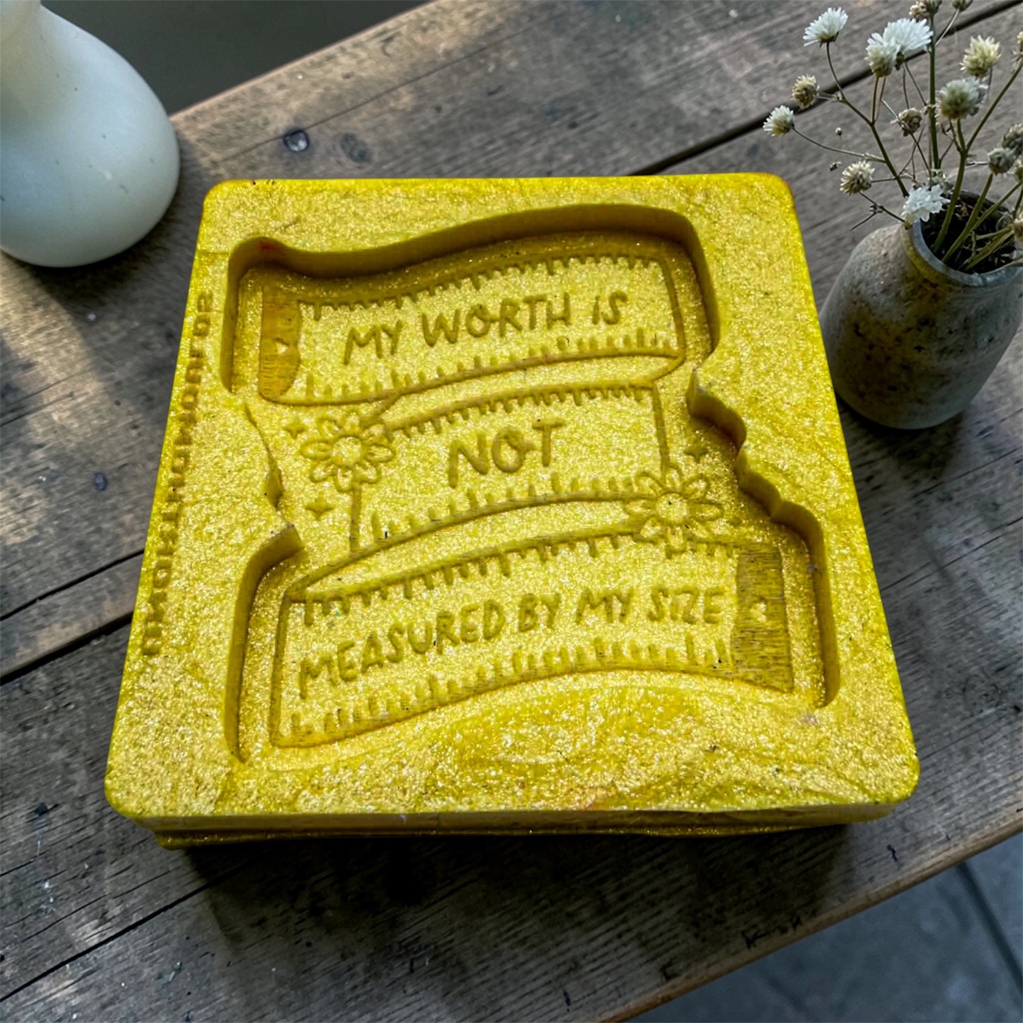 My Worth Is Not Measured By My Size Resin