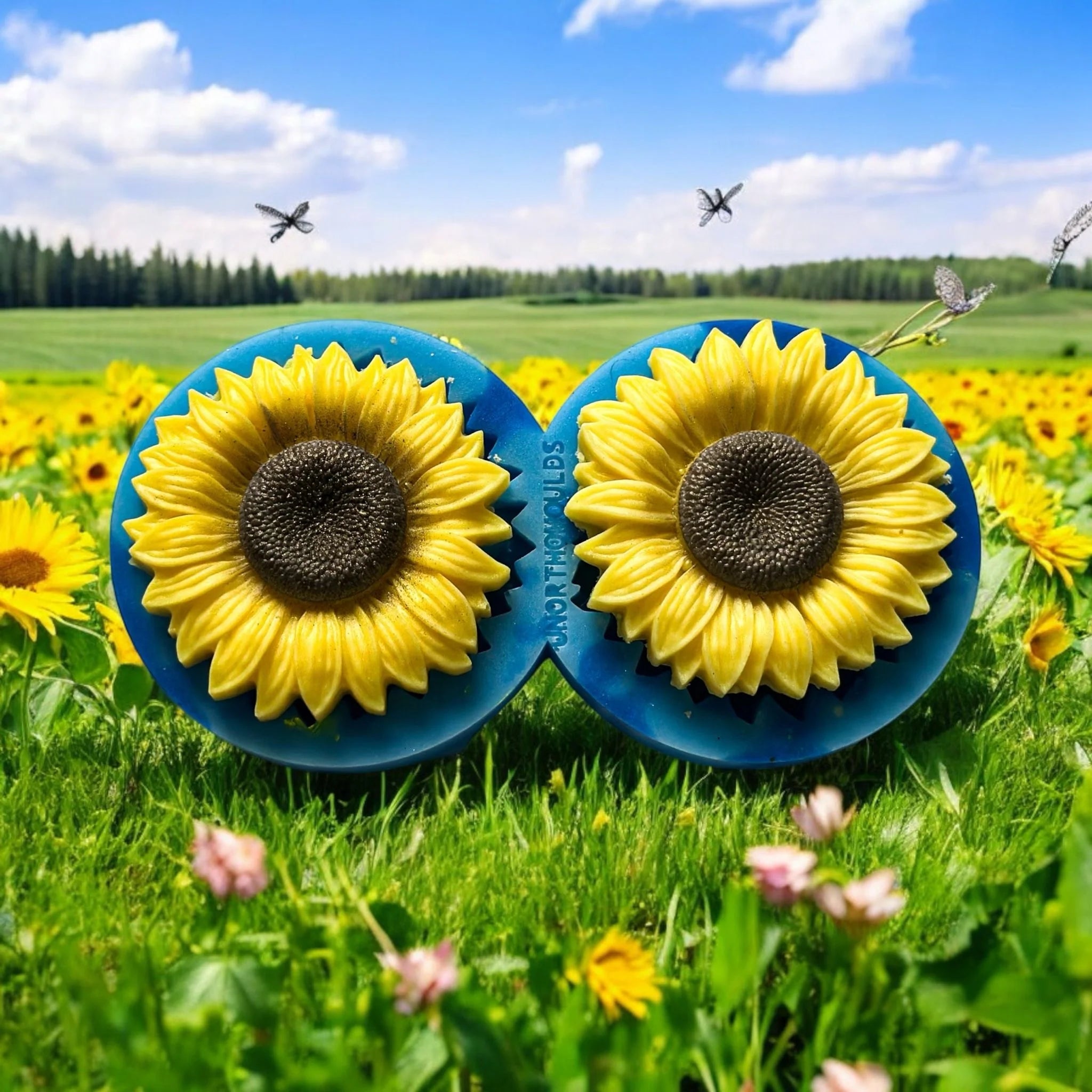 3D Sunflower Duo