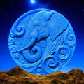 3D Elephant Swirl Duo