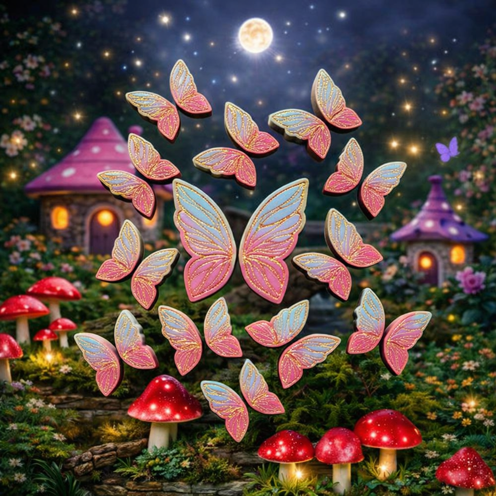 Fairy Wings Flat CHUNKIES & Mini