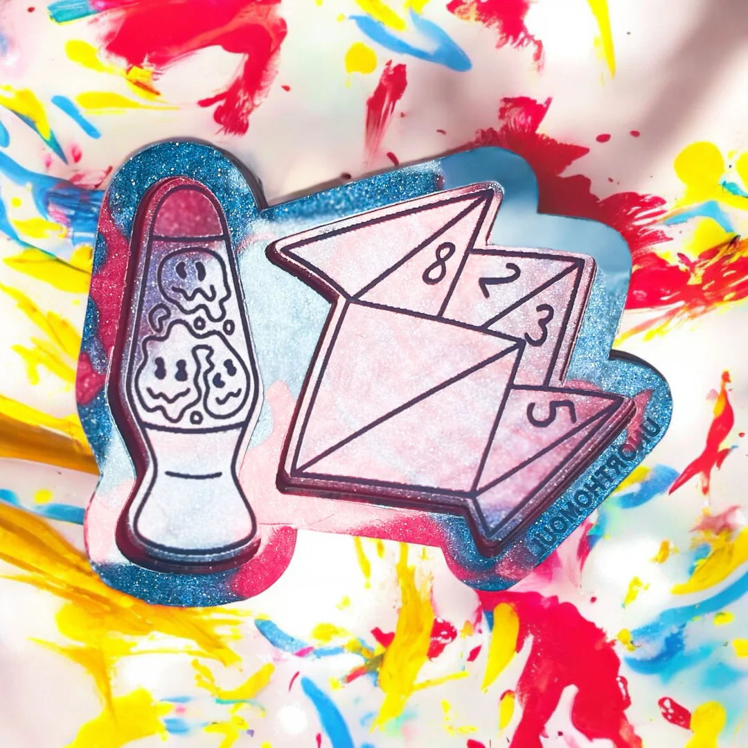 Lava Lamp & Paper Fortune Duo