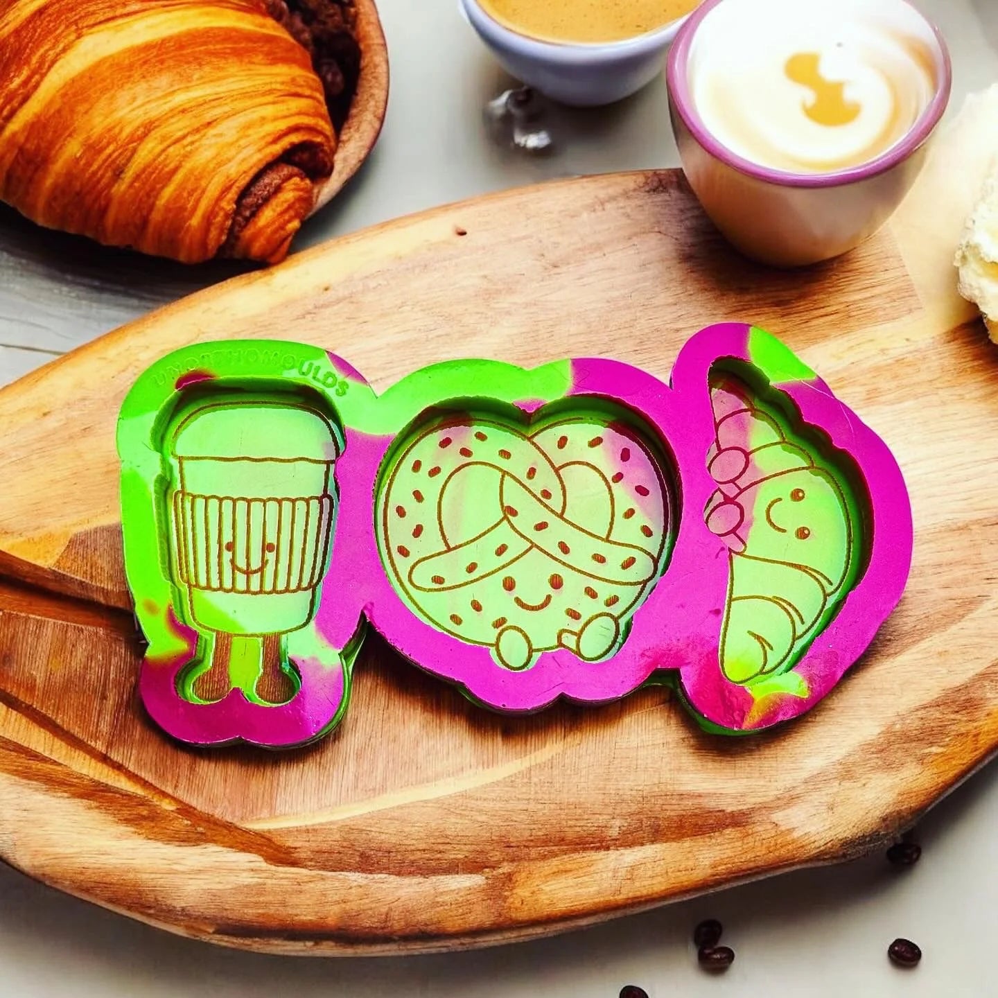 Jellycat Croissant, Pretzel & Coffee Trio