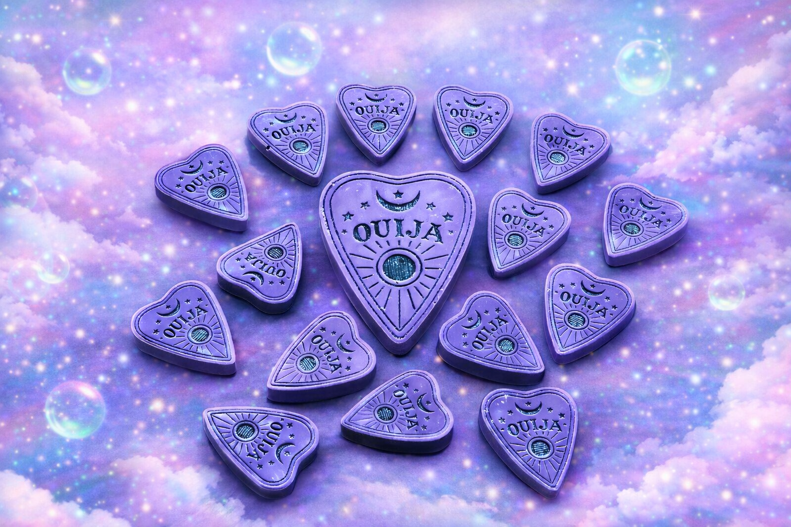 Ouija Planchette Flat CHUNKIES & Mini