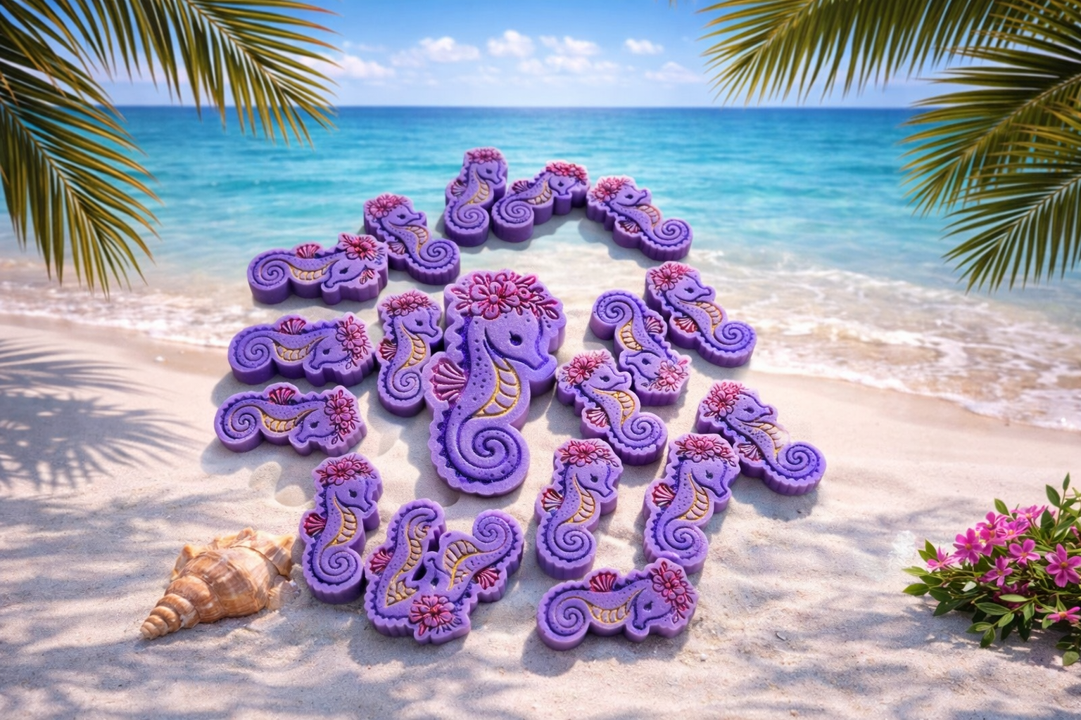 Seahorse Flat CHUNKIES & Seahorse Mini